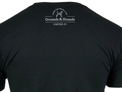 Grounds & Hounds Coffee Dogs & Coffee Tシャツ